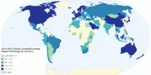 2014 2015 Global Competitiveness Report Rankings by Country