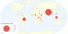 Leprosy Reported Cases by country