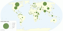 Inland Water Area by Country