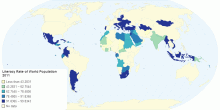 Literacy Rate of World Population 2011