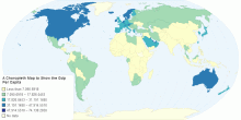 A Choropleth Map to Show the Gdp Per Capita