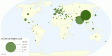 Cauliflower Area Harvest by Country