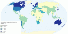 Corruption Perception Index by Gabriel H