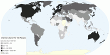 Internet Users Per 100 People