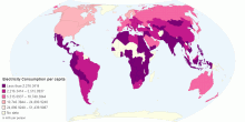 Electricity Consumption in 2010