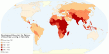 Development Based on the Ranking of Countries Looking at Indicators