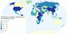 Prevalence of Vitamin A Deficiency in the Population (2015)