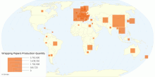 Wrapping Papers Production Quantity by Country