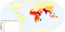 Underweight Children in Male