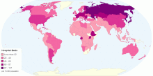 Hospital Beds Per 10000 Population by Country