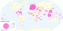 Population Density(2015)