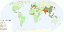 Hustota zalidnění 2010