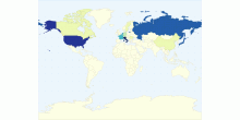 Hits by Country