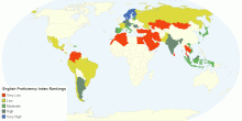 English Proficiency Index 2015 Rankings