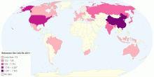 Emission De Co2 En 2011