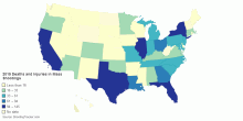 2015 Deaths and Injuries in Mass Shootings