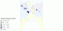 Carte Du Monde Co2 2011