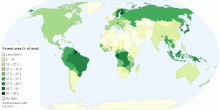 Forest area (% of land)