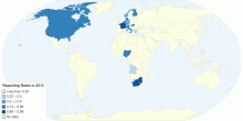 Reporting Rates 2011 2013 Data