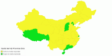 Quota Servizi Province Cina
