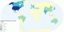 EMB Society Member by Country Count