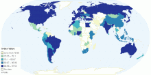 Political Globalization Index -  2016