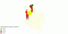 Departamentos Olimpicos Colombia
