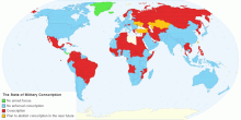 The State of Military Conscription Around the World