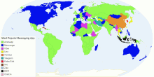 Most Popular Messaging App in Every Country