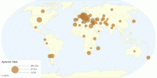 Apricots Yield by Country