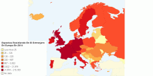 Españoles Residiendo En El Extranjero En Europa En 2014