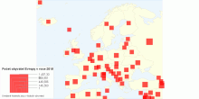 Počet obyvatel Evropy v roce 2015