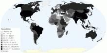 Emissions in the world, 2014