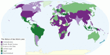 The Status of Sex Work Laws by Country 2016