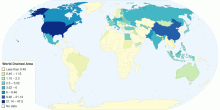 World Drained Area