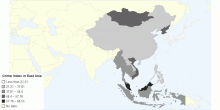 Crime Indext in East Asia