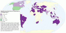 Satellite of Countries As of Present 2017