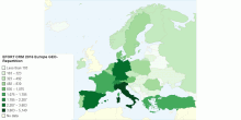 EFORT CRM 2016 Europe GEO-Repartition