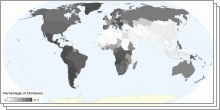 Major World Religions by Country