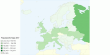 Populace Evropa 2017