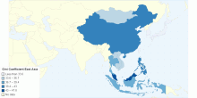 Gini Coefficient East Asia