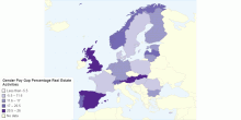 Gender Pay Gap Percentage Real Estate Activities