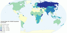 Suicide Rates Per 100000 Standard Population 2005