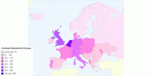 Hustota Zaludnenia Europa