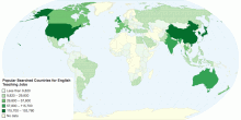 Popular Searched Countries for English Teaching Jobs