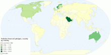 Pakistan flood aid pledged, country by country