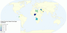 Pump Price for Diesel Fuel OPEC Countries