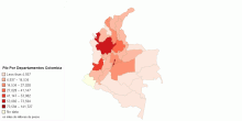 Pib Por Departamentos Colombia