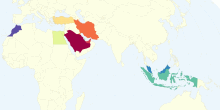 Crescentrating's Halal Friendly Travel Index 2011 (CRAHFT Index) | Top 10 Outbound Travelers from Muslim Majority Countries