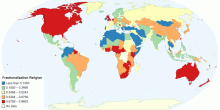 Fractionalization Religion